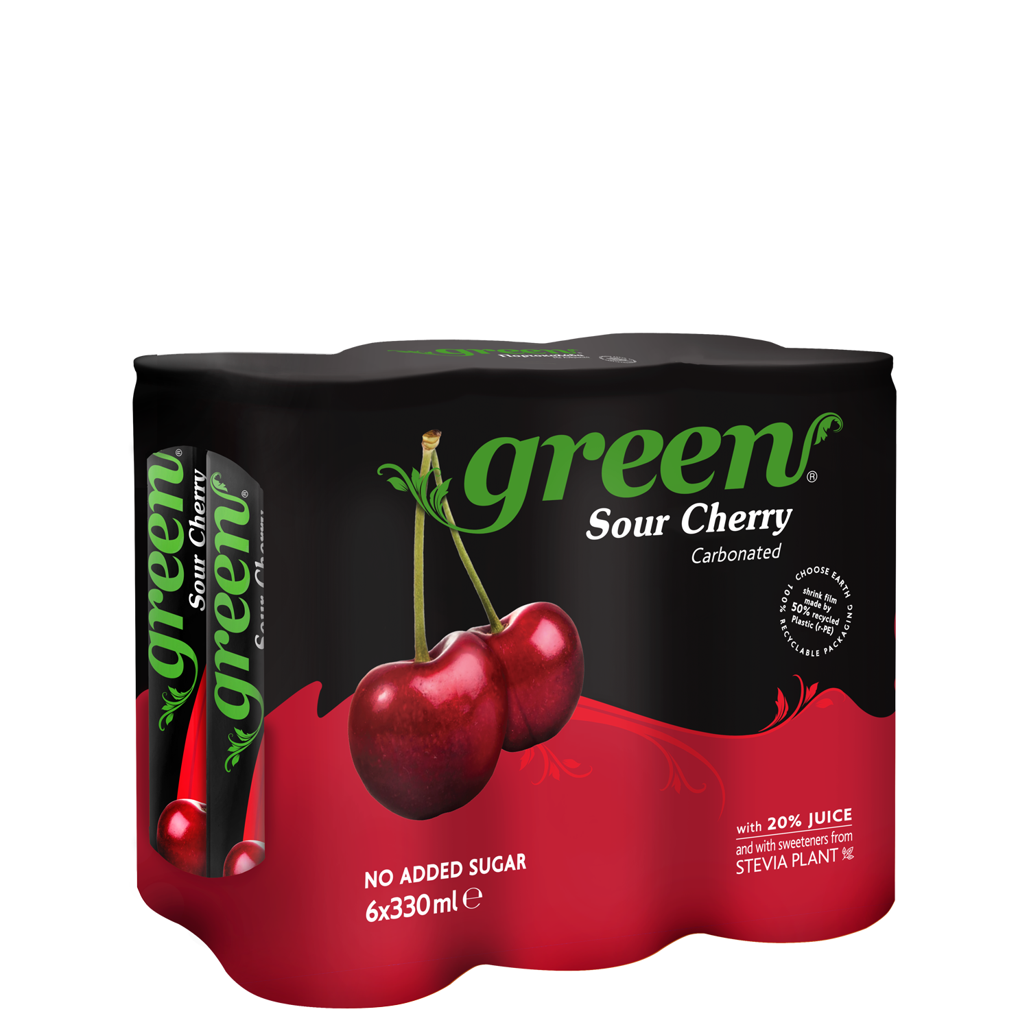 Green Cherry - 6x330ml - Multi Pack cans