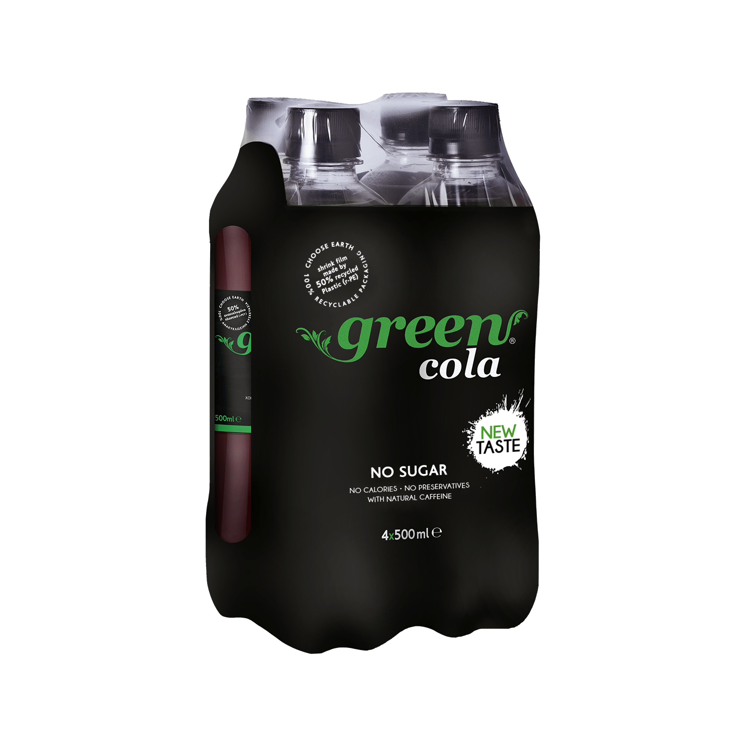 Green Cola - 4x500ml - Multi pack PET
